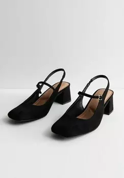 Туфли BLOCK COURT New Look, черный