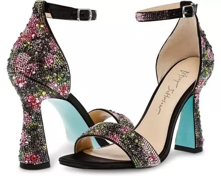Туфли Blue by Betsey Johnson Dani, цвет Black/Pink Floral