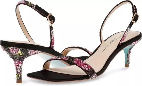 Туфли Blue by Betsey Johnson Rebel, цвет Black/Pink Floral