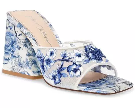 Туфли Blue by Betsey Johnson Roo Heeled Sandal, цвет Blue Floral