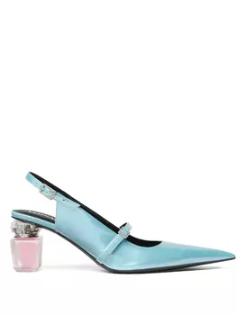 Туфли Bright Crystal 70 Versace, синий