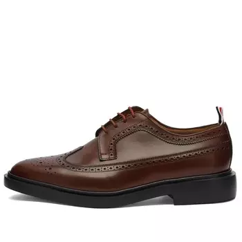 Туфли броги Thom Browne Classic Longwing Brogue, цвет Dark Brown