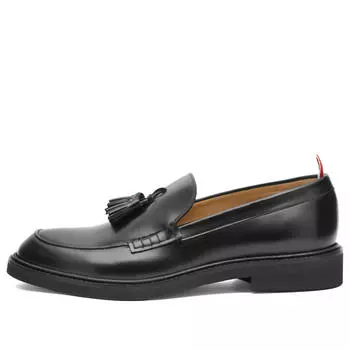 Туфли броги Thom Browne Spazzolato Tassel Loafer, черный