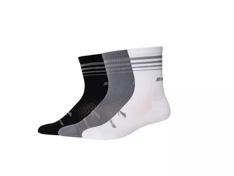 Туфли Brooks Run-in Crew 3-pack, цвет Asphalt/White/ Black