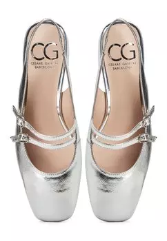 Туфли Cesare Gaspari, серебро