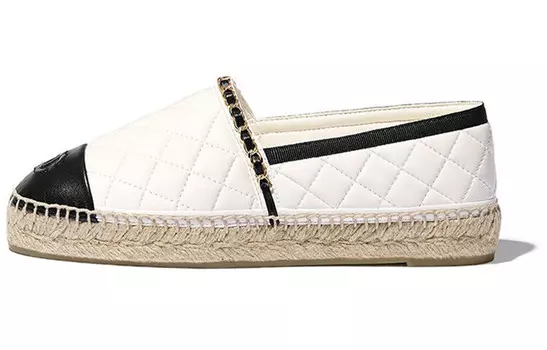 Туфли Chanel женские, белый / черный