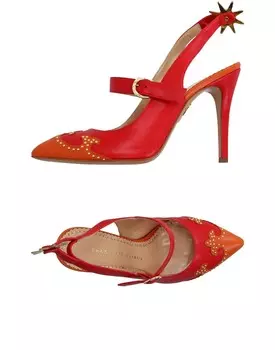 Туфли Charlotte Olympia, коралл