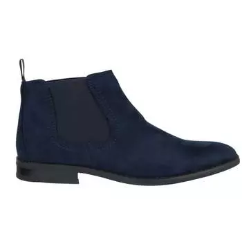 Туфли-челси с замшевой кожаной подкладкой Slip On Ankle TruClothing, темно-синий