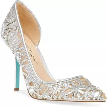 Туфли Chic Blue by Betsey Johnson, цвет Silver