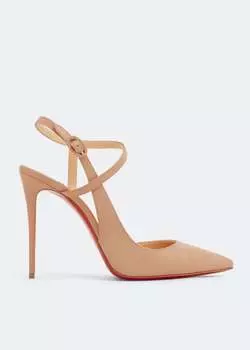 Туфли CHRISTIAN LOUBOUTIN Jenlove 100 pumps, бежевый