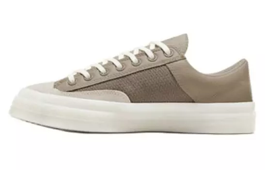 Туфли Chuck 70 Marquis Canvas унисекс с низким верхом серые/белые Converse