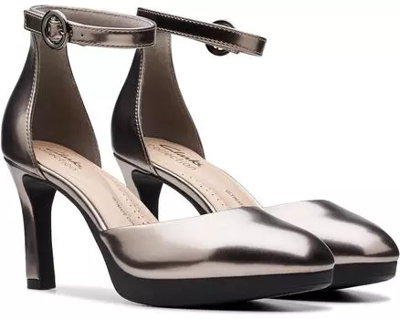 Туфли Clarks Ambyr 2 Cove, цвет Gun Metal Synthetic