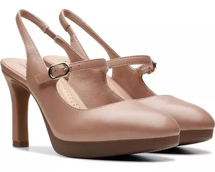 Туфли Clarks Ambyr 2 Grace, цвет Warm Beige Leather