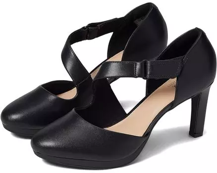 Туфли Clarks Ambyr Glow, черная кожа