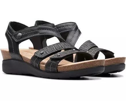 Туфли Clarks Calenne Clara, цвет Black Combi