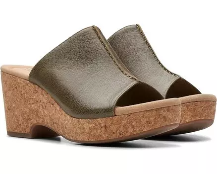 Туфли Clarks Giselle Orchid, цвет Olive Leather