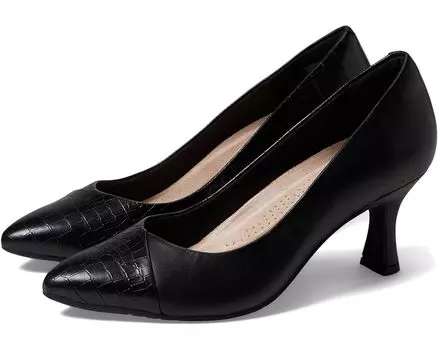 Туфли Clarks Kataleyna Rose, цвет Black Croc Print Leather