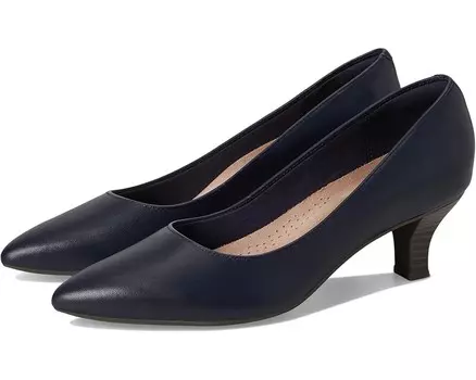 Туфли Clarks Kepley Vine, цвет Navy Leather