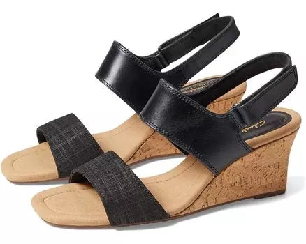 Туфли Clarks Kyarra Faye, черная кожа