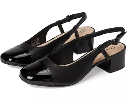 Туфли Clarks Marilyn Rose, цвет Black Combi Leather