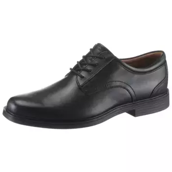 Туфли Clarks на шнуровке "Aldric Lace", с мягкой кожаной стелькой, повседневная обувь, полуботинки, туфли на шнуровке, черный