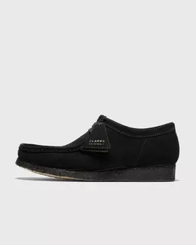 Туфли Clarks Originals Wallabee, цвет black suede