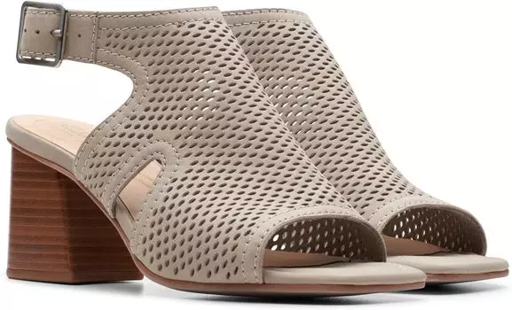 Туфли Clarks Siara 65 Flow, цвет Stone Nubuck