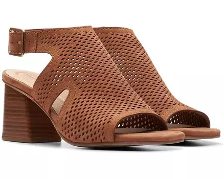 Туфли Clarks Siara 65 Flow, цвет Tan Nubuck