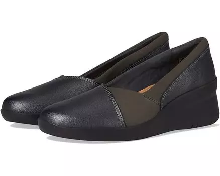 Туфли Clarks Suttyn Walk, цвет Dark Pewter Metallic Leather