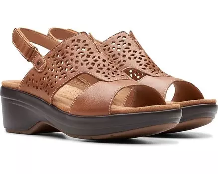 Туфли Clarks Tuleah Sun, цвет Tan Leather