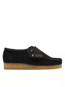 Туфли Clarks Wallabee, черный