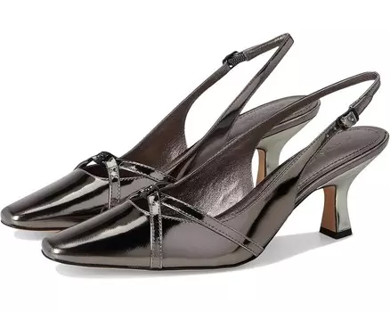 Туфли COACH Rowyn Metallic Leather Slingback, цвет Anthracite