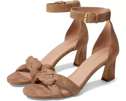 Туфли Cole Haan Adella Braided Sandal 65 mm, цвет Light Whiskey Suede