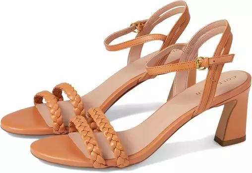 Туфли Cole Haan Alyse Braided Sandal 65 mm, цвет Natural Tan Leather