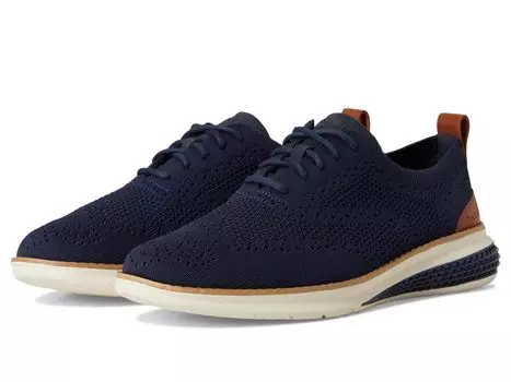 Туфли Cole Haan Original Grand Energy Weave Stitchlite Wing Oxford, цвет Navy Blazer/Ivory/Natural