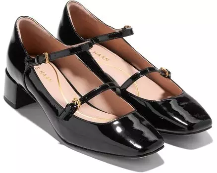 Туфли Cole Haan Paxton Maryjane Pump, цвет Black Patent Leather