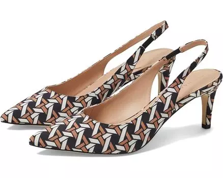 Туфли Cole Haan Vandam Sling Back Pump 65 mm, цвет Rattan Printed Faille