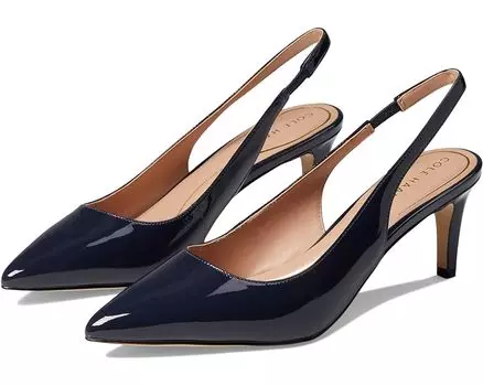 Туфли Cole Haan Vandam Sling Back Pump 65 mm, цвет Navy Patent