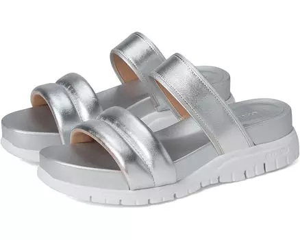 Туфли Cole Haan Zerogrand Double Band Sandals, серебряный