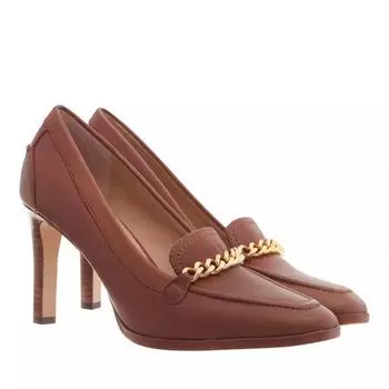 Туфли colleen pumps closed toe deep saddle Lauren Ralph Lauren, коричневый
