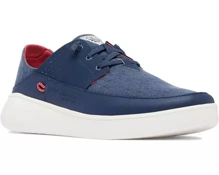 Туфли Columbia Boatside Relaxed PFG, цвет Collegiate Navy/Sunset Red