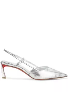 Туфли Condoroline 55 Christian Louboutin, серебяный