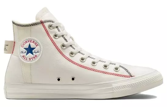 Кеды Chuck Taylor All Star Converse High 'Logo Tag - Vintage White'
