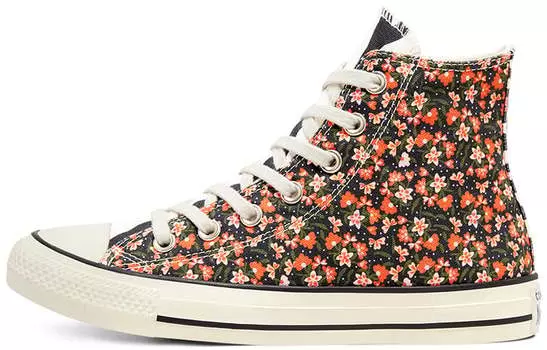 Кеды Converse Twisted Summer Chuck Taylor All Star High Top Floral Sneakers 'Red Pink Green' Women's