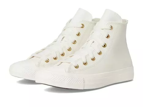 Туфли Converse Kids Chuck Taylor All Star Gold Luxe, цвет Egret/Metallic Light Gold