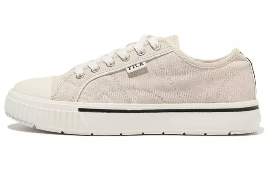 Туфли Courtlight Canvas унисекс с низким верхом бежево-розового цвета Fila