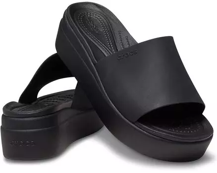 Туфли Crocs Brooklyn Slide, черный