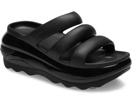 Туфли Crocs Mega Crush Triple Strap Sandal, черный