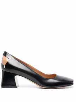 Туфли D?cortiqu? 60 с декоративной строчкой MAISON MARGIELA, черный