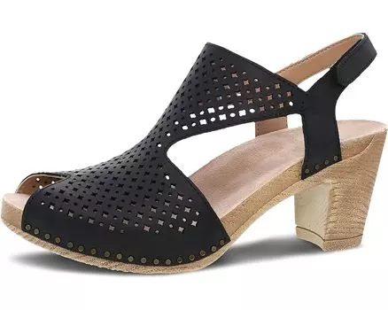 Туфли Dansko Teagan, цвет Black Burnished Nappa